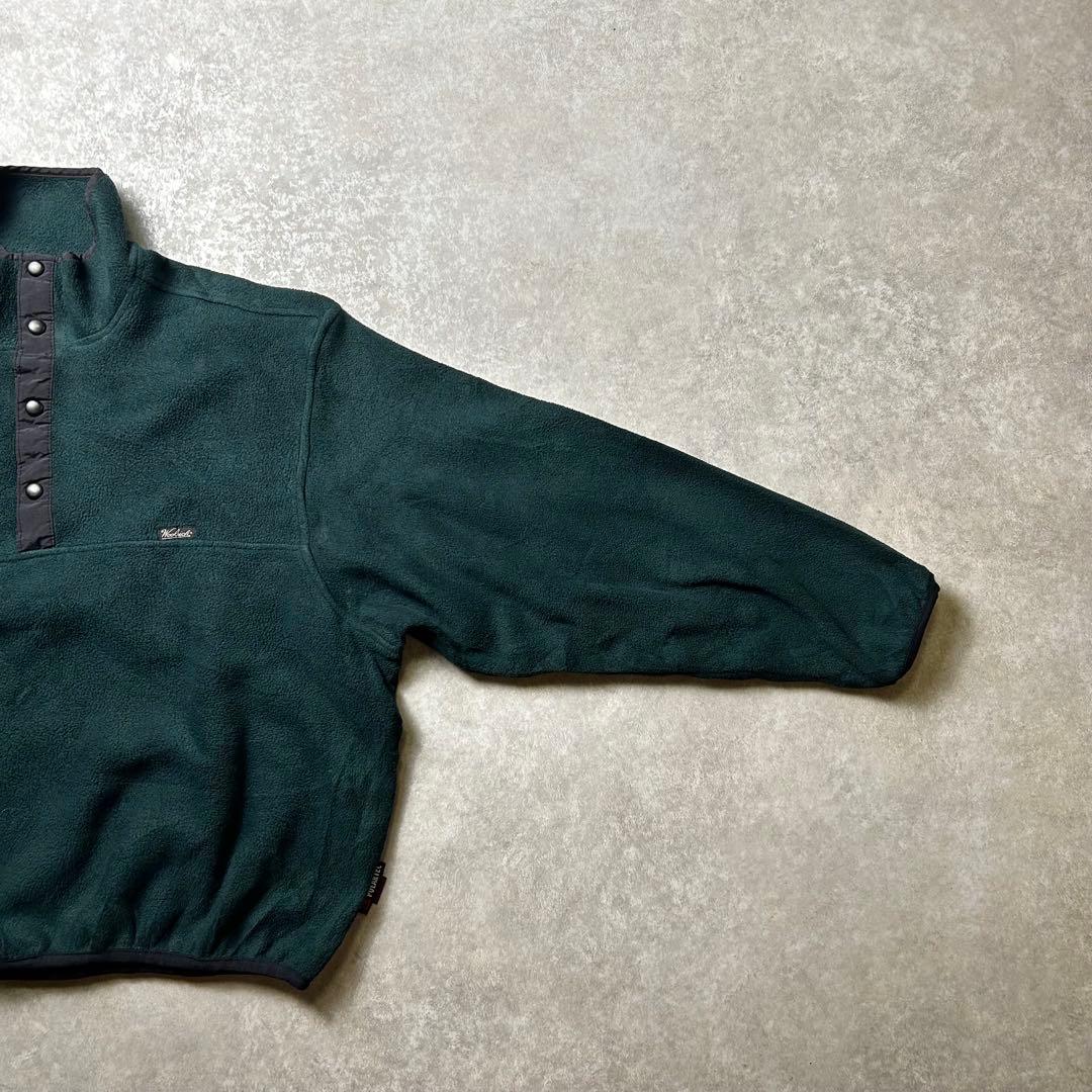 90sウールリッチwoolrich シンチラスナップT ポーラテックUSA製XL