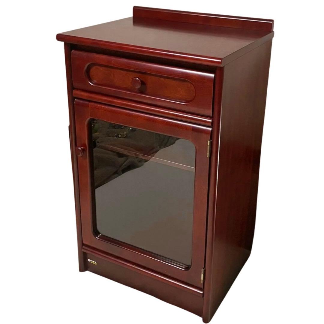 カリモク ガラス キャビネット サイドボード 電話台 花台 飾り棚 カリモク カリモク サイドボード キャビネット 電話台 FAX台 花台 ※i0