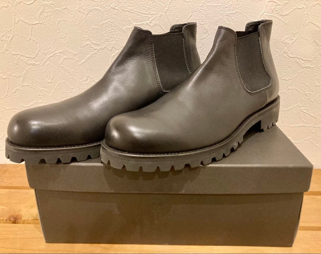 新品パドローネ ビブラムソール レザー サイドゴアブーツ 撥水 日本製 本革 PADRONE パドローネ / WATER PROOF LEATHER SIDE GORE BOOTS [EDGAR