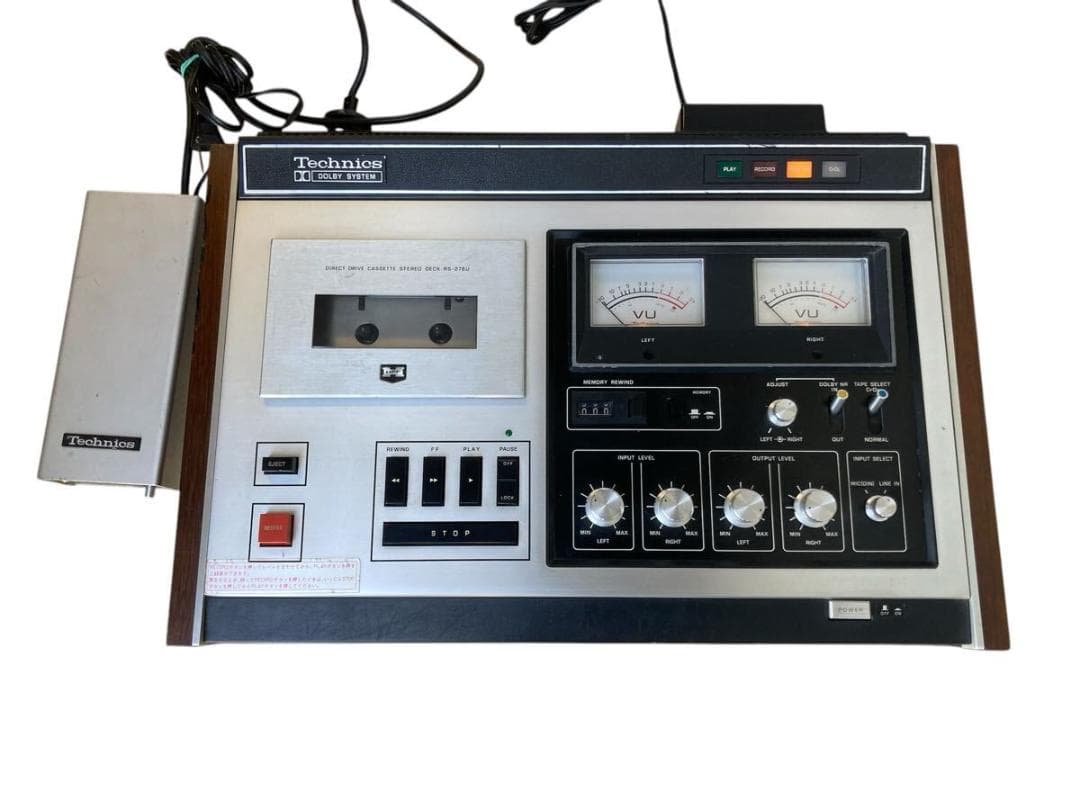 ジャンク Technics テクニクス カセットデッキ RS-276U Yahoo!オークション -「technics rs-276u」の落札相場・落札価格