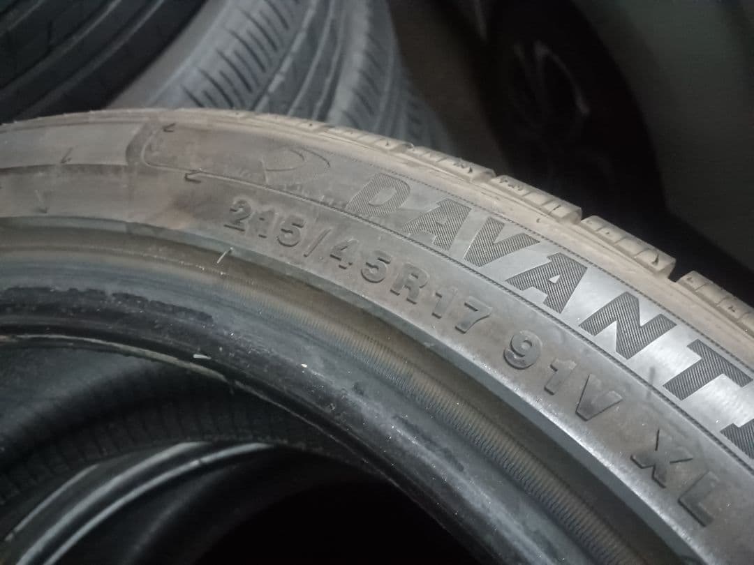 曽我 隆①215/45R17 2本 ばり山　スタッドレス