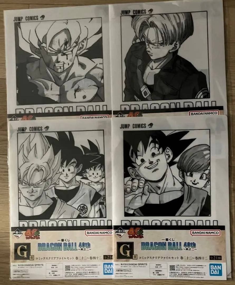 一番くじ ドラゴンボール40th ～其之二～ G賞コミックスクリアファイル