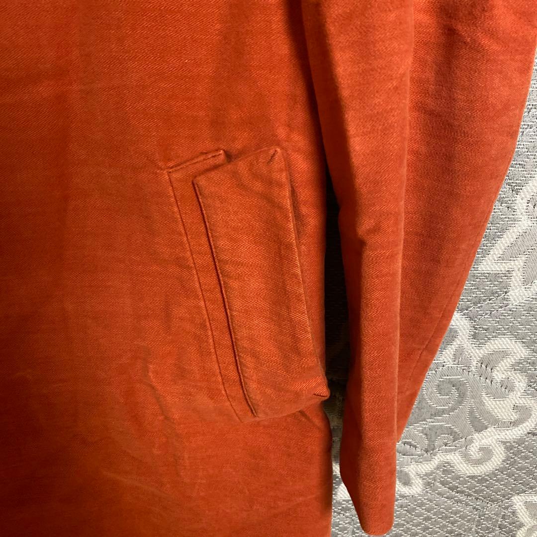 EZ by Zegna オレンジ ステンカラーコート M - メルカリ