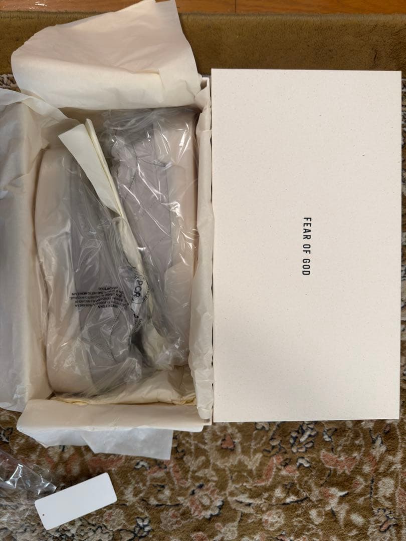 Fear of God グレー スニーカー未使用　サイズ42 定価85,800円 Fear of God x adidas】アスレチックス 86 HI ロゴ スニーカー (FEAR