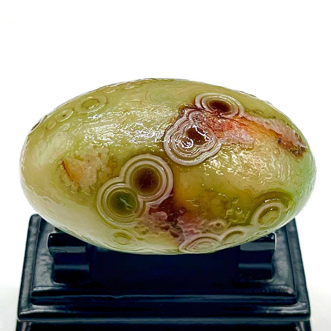 ゴビ瑪瑙 原石 S717 ゴビ石 天眼石 鉱物 標本 49.5ｇ