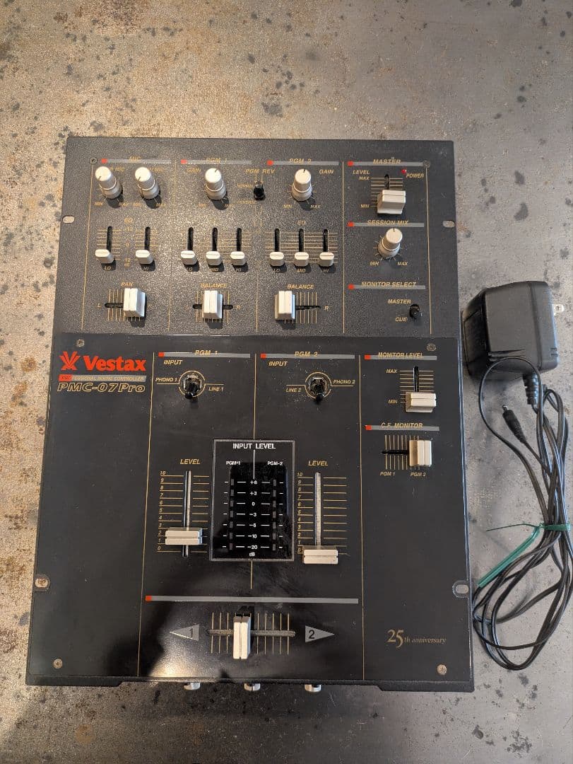 【完動品】Vestax PMC-07Pro DJミキサー ベスタクス Vestax PMC-07 Pro Professional Mixing Controller DJ Mixer Japanese