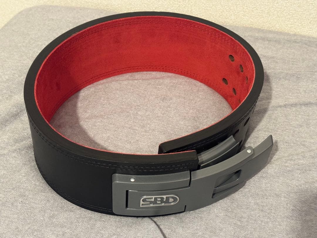 SBD パワーリフティングベルト 黒/赤 SBD パワーベルト 黒/赤 M 13mm パワーリフティングベルト - メルカリ