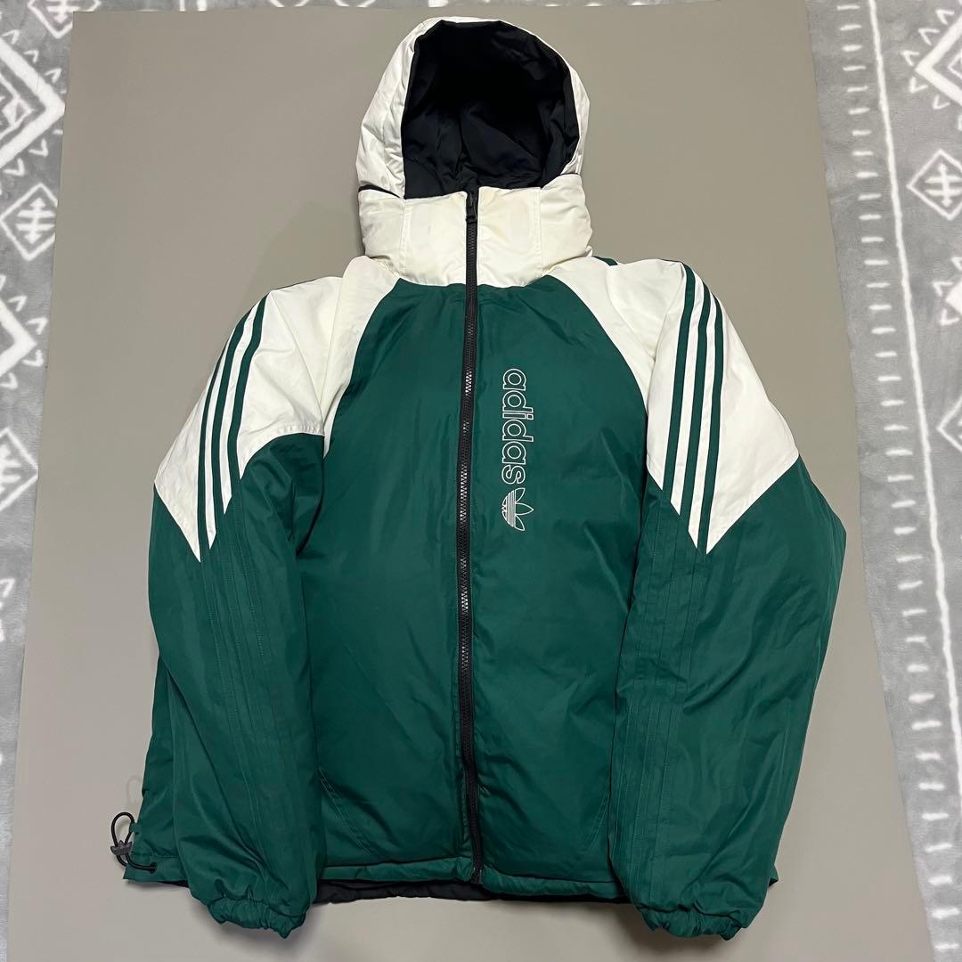 【寒波到来】アディダス リバーシブル ダウンジャケット ホワイト XL レディース 【adidas】 アディダス W JKT DOWN REV アウター IU4835