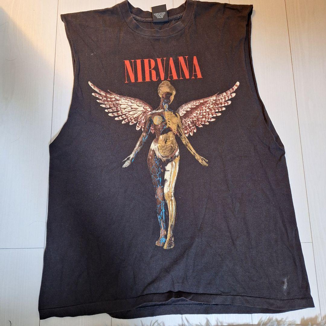 ヴィンテージ NIRVANA ノースリーブシャツ VINTAGE ヴィンテージ 90s NIRVANA BLEACH SUBPOP ニルヴァーナ