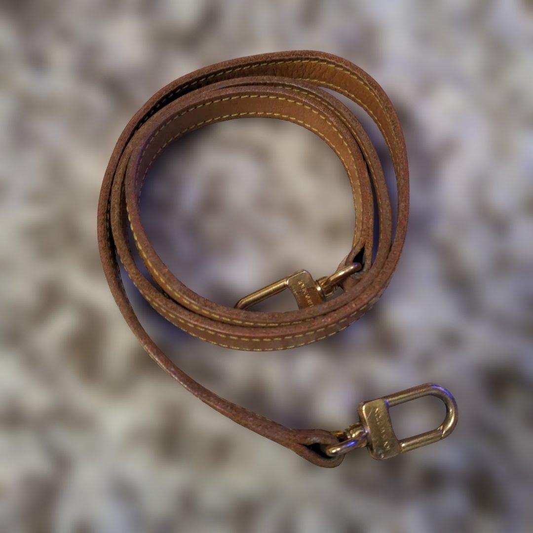 Louis Vuitton レザー ストラップ ブラウン LOUIS VUITTON - ルイヴィトン LOUIS VUITTON モノグラム ショルダー