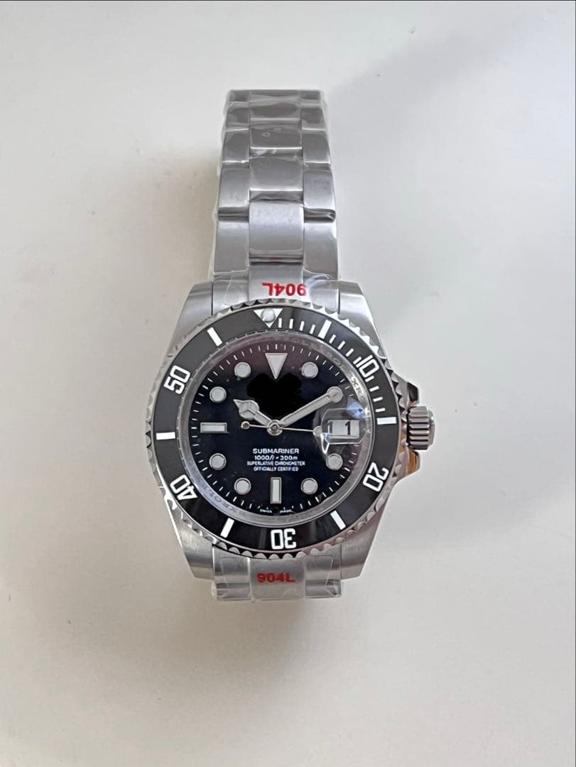 ハリ＊様 限定✨ サブ オマージュ 組立て カスタムMOD NH35/自動巻き SEIKO - SEIKO MOD /カスタム /NH35搭載 /サブマリーナオマージュ