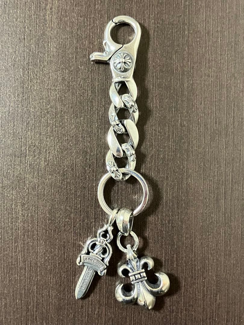 シルバー925 キーチェーン　キーリング　ダガー　フレア キーホルダー キーリング アクセサリー キーチェーン 個性的 クロス