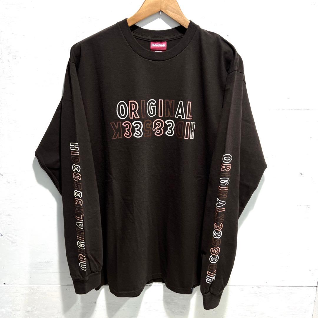 MサイズHideandseek x ToruNishiura ロンT HideandSeek×Toru Nishiura