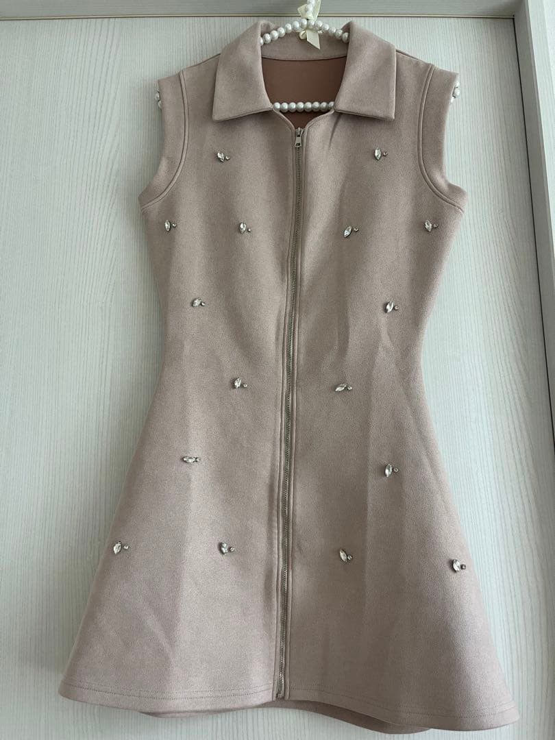 lumignon♡スエードビジューワンピ ワンピース/コンビネゾン | Lumignon