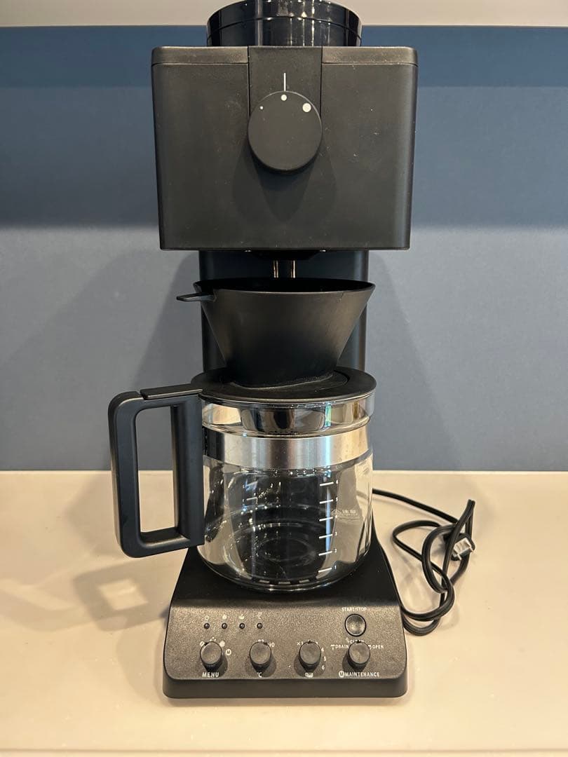 TWINSBIRD CM-D465 コーヒーメーカー 3〜6杯用　ツインバード ツインバード（TWINBIRD） 全自動コーヒーメーカー 6杯用 CM-D465B