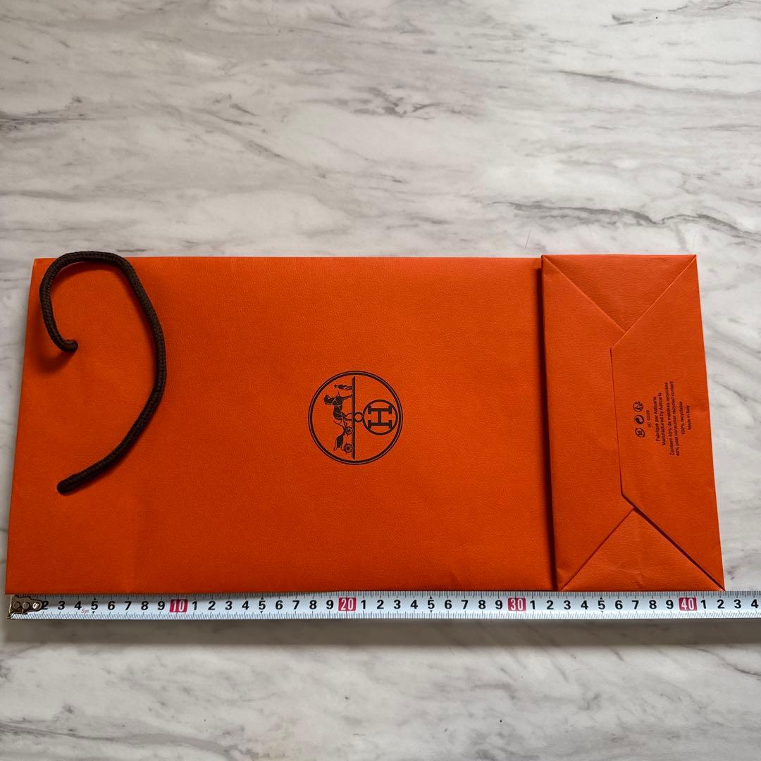 742 エルメス ネクタイ ラッピング HERMES ギフトボックス リボン 袋