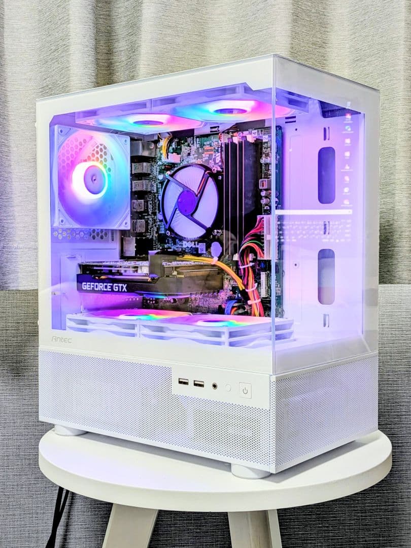 GTX1660SUPER搭載 新品白ケース RGBファン 自作ゲーミングPC GTX1660SUPER搭載 新品白ケース RGBファン 自作ゲーミングPC - メルカリ