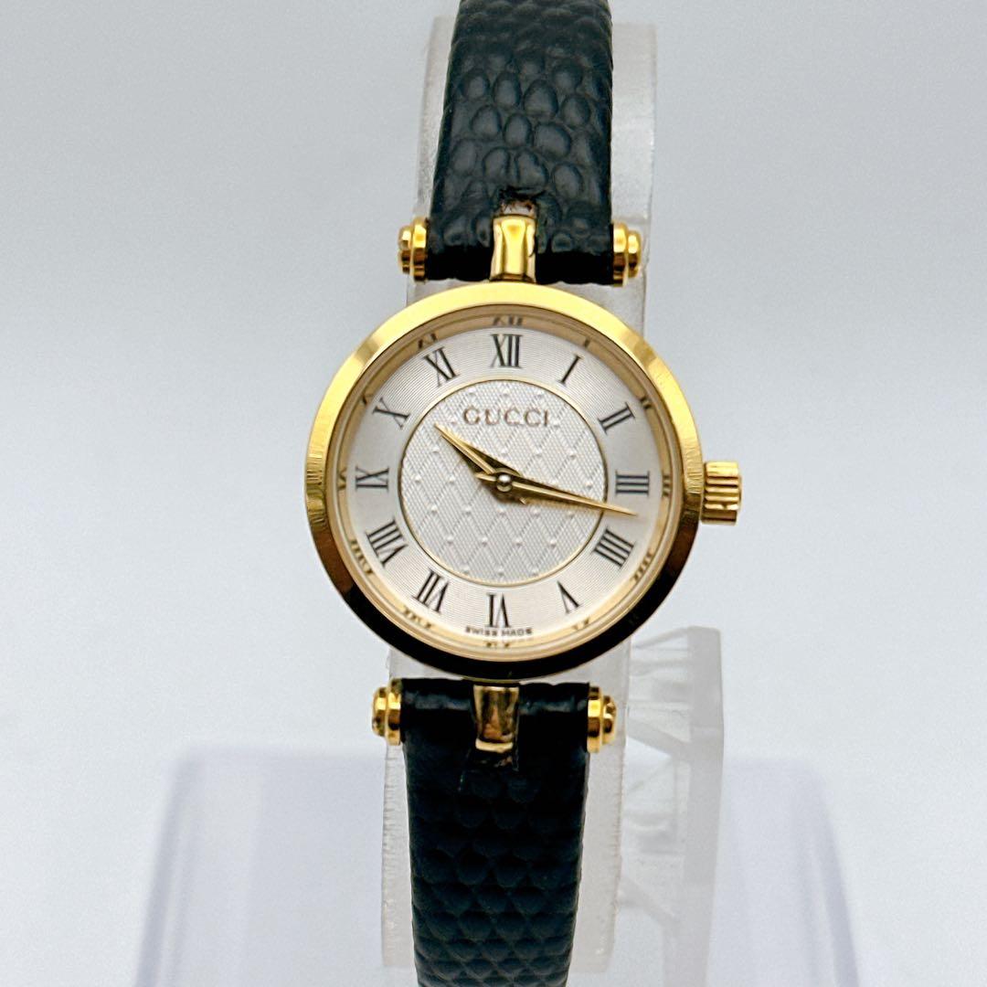 美品 稼動品 GUCCI グッチ 2040L レディース腕時計 箱付き Gucci 2040L Watch Stainless Steel/Leather Ladies GUCCI | eLADY