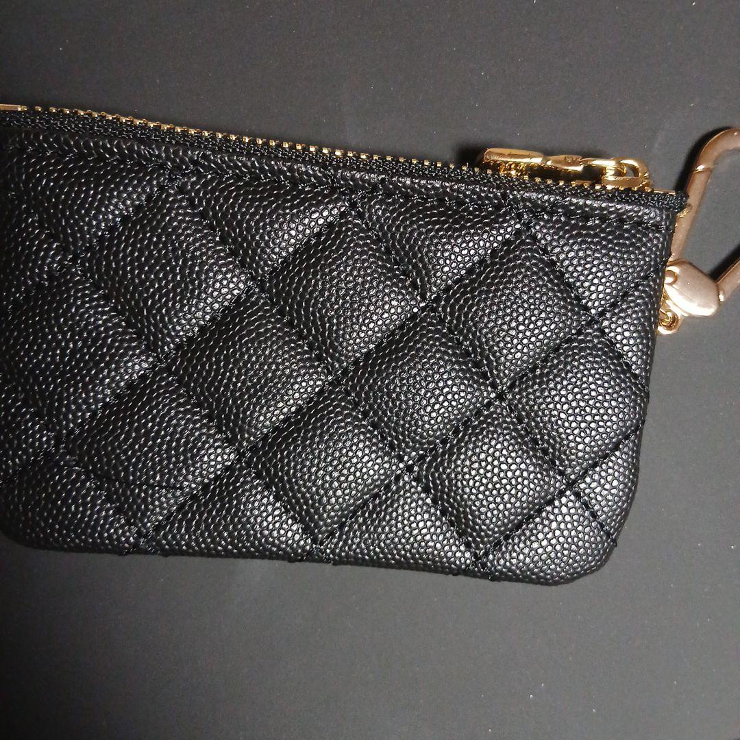 CHANEL キルティング コインケース 黒 ノベルティ - メルカリ