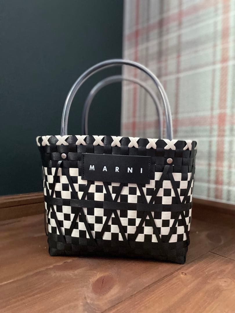 バッグ MARNI MARKET STENCIL BAG MARNI（マルニ） バッグ Marni Market ステンシルバッグ ブラック