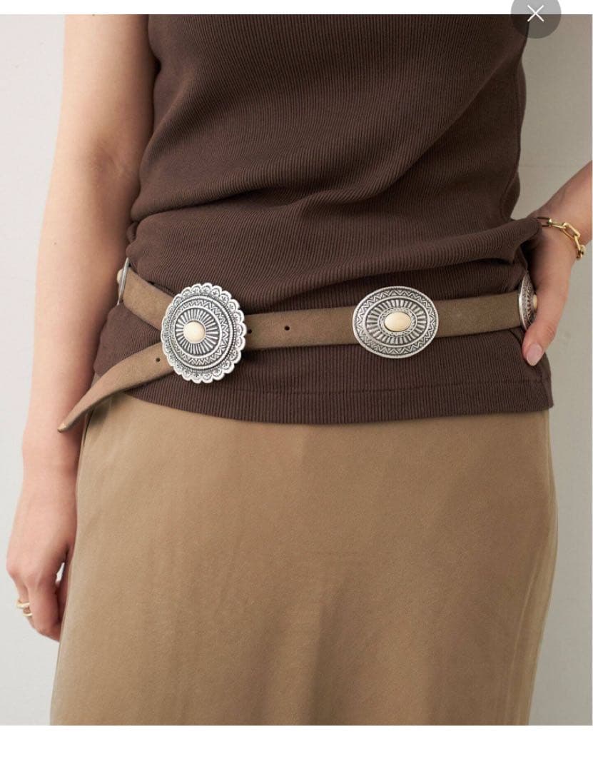 Deuxieme Classe 【プントヴィータ】 コンチョベルト PUNTOVITA/プントヴィータ】BIG CONCHO BELT（ベルト）｜Deuxieme