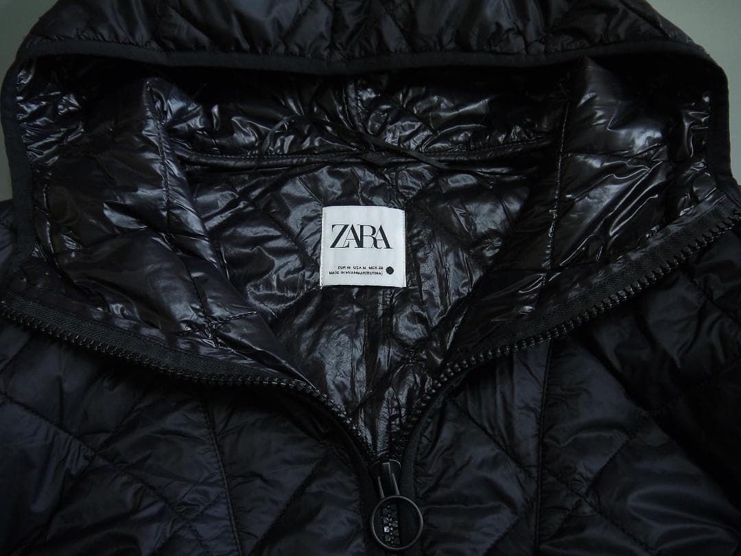 ザラ ZARA 可愛いフード付きキルティングポンチョ♪プルオーバー