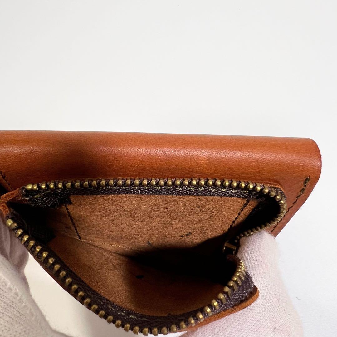 《希少》SLOW マネークリップ コンパクトウォレット 型押しロゴ