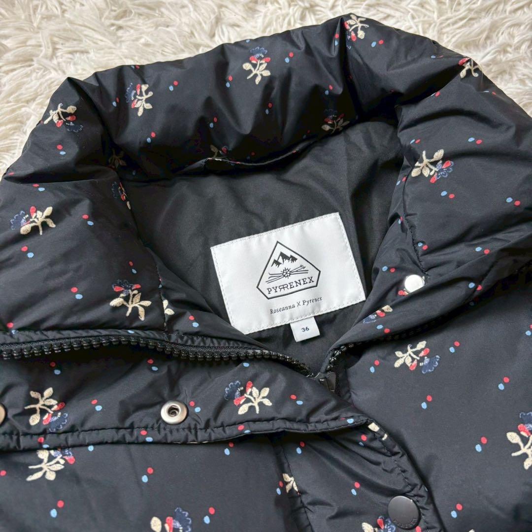 極美品】Pyrenex ×Roseannaコラボ ダウンジャケット 花柄 - メルカリ