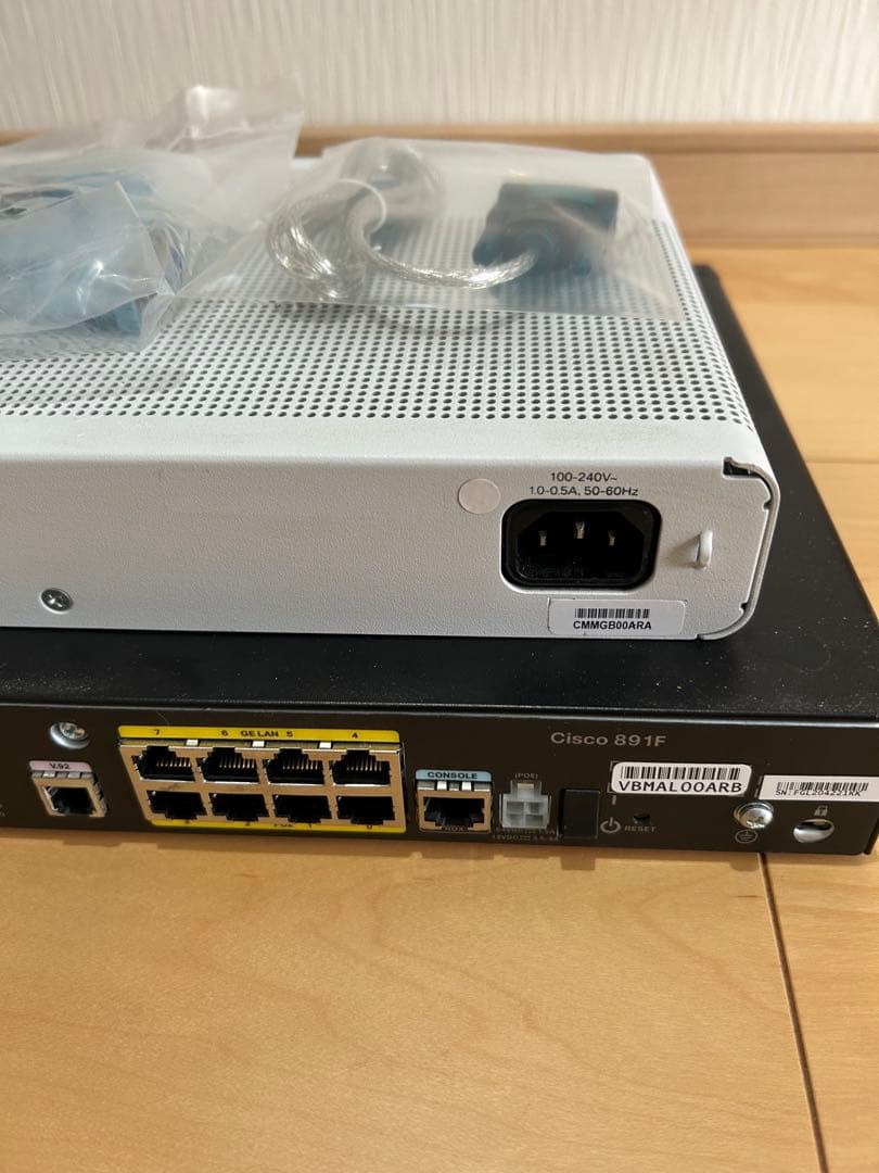 CCNA、CCNP】静音セット 2台セットCisco 891FJ、2960 - メルカリ