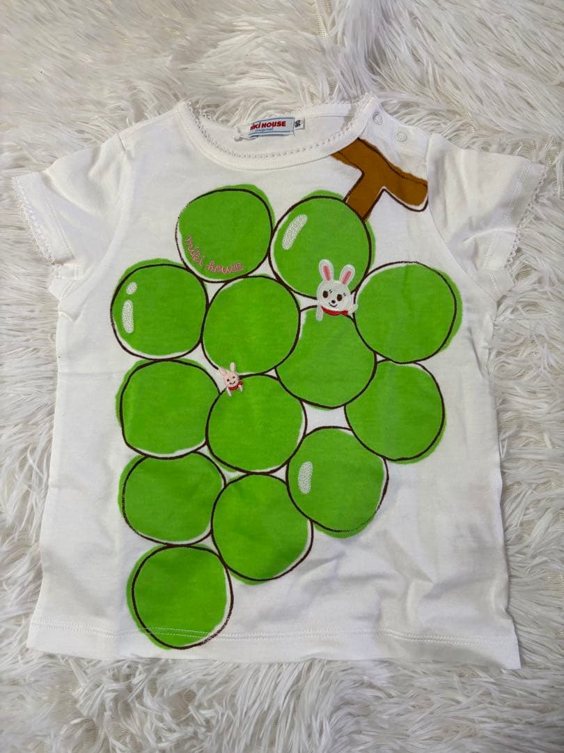 新品】ミキハウス 半袖シャツ ブドウ 90 - メルカリ