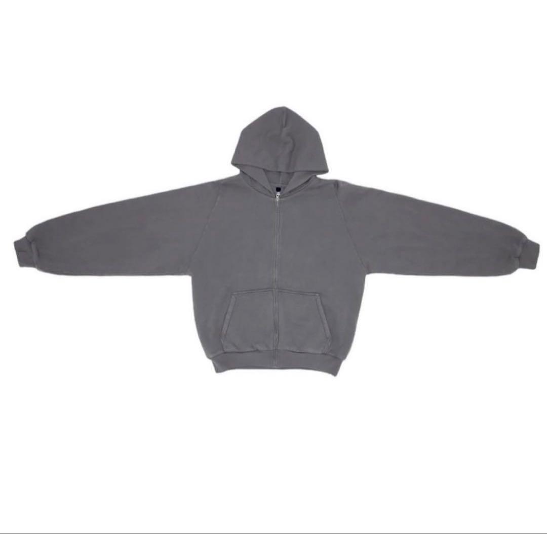 トップス Yeezy Gap Zip Up Hoodie XS Dark Grey YEEZY GAP ZIP UP HOODIE DARK GREY – ODTO