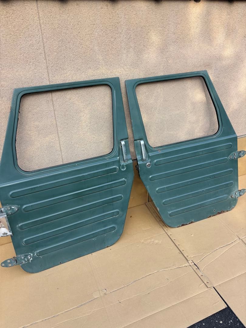 超希少★スズキ ジムニー★ドア２枚セット AUTOart 1/18 スズキ ジムニー （JB64） （イエロー／ブラック・ルーフ