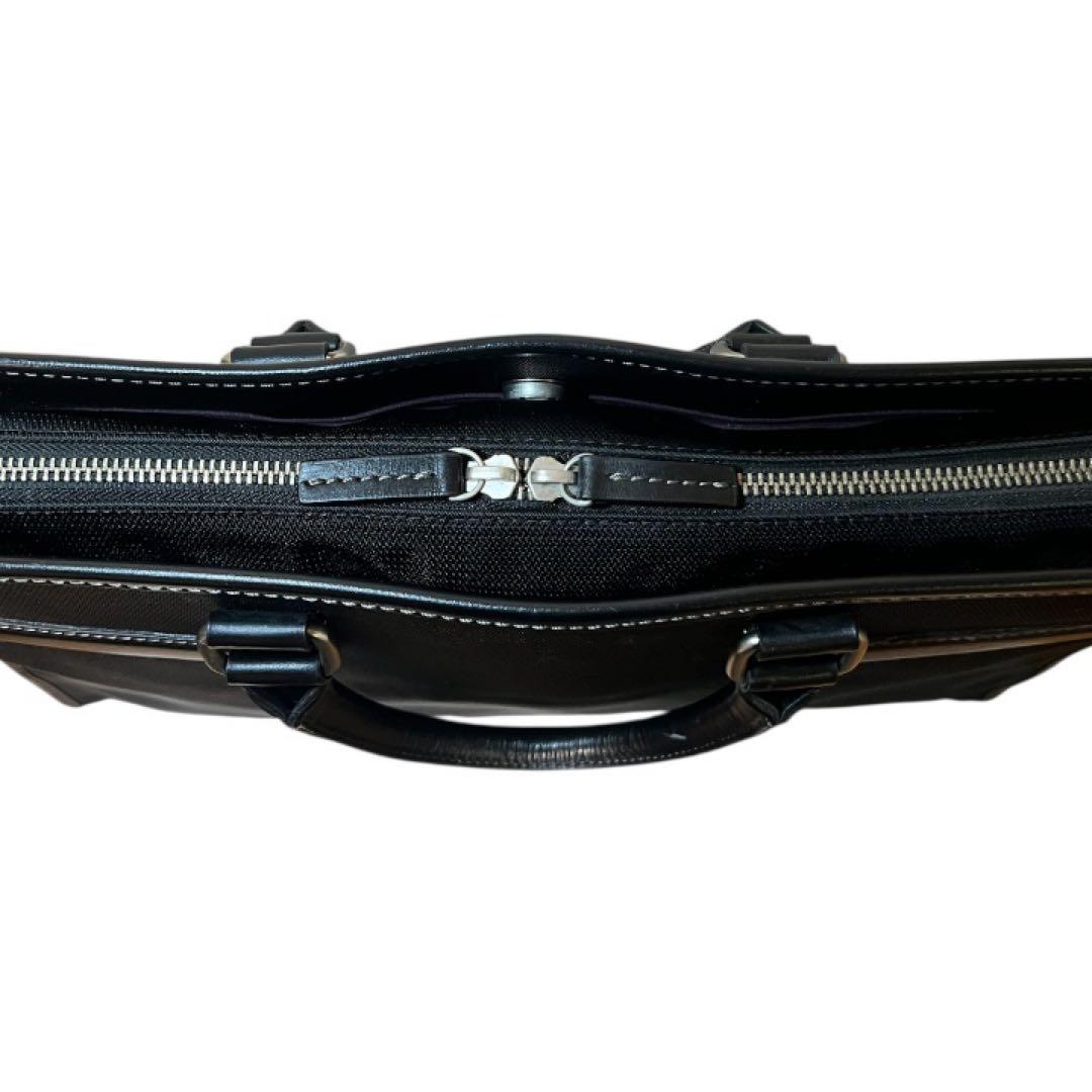 美品】ポールスミス ジェーエルナイロン レザーコンビ A4収納可 ブラック