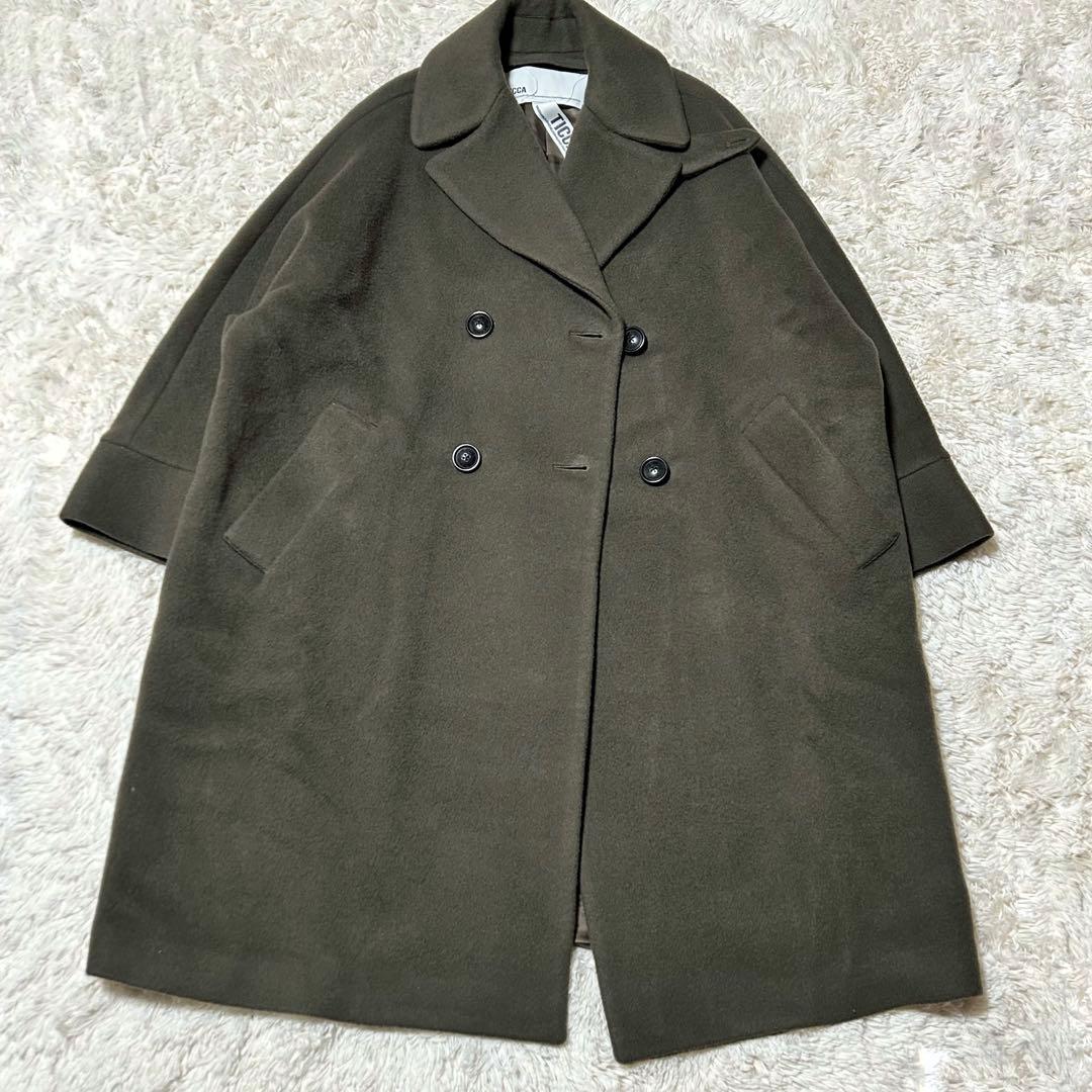 TICCA ティッカ　テントコート　カーキ　ダブルブレストコート　F TICCA(ティッカ)の【HPS別注】トレンチテントコート通販 | 集英社HAPPY