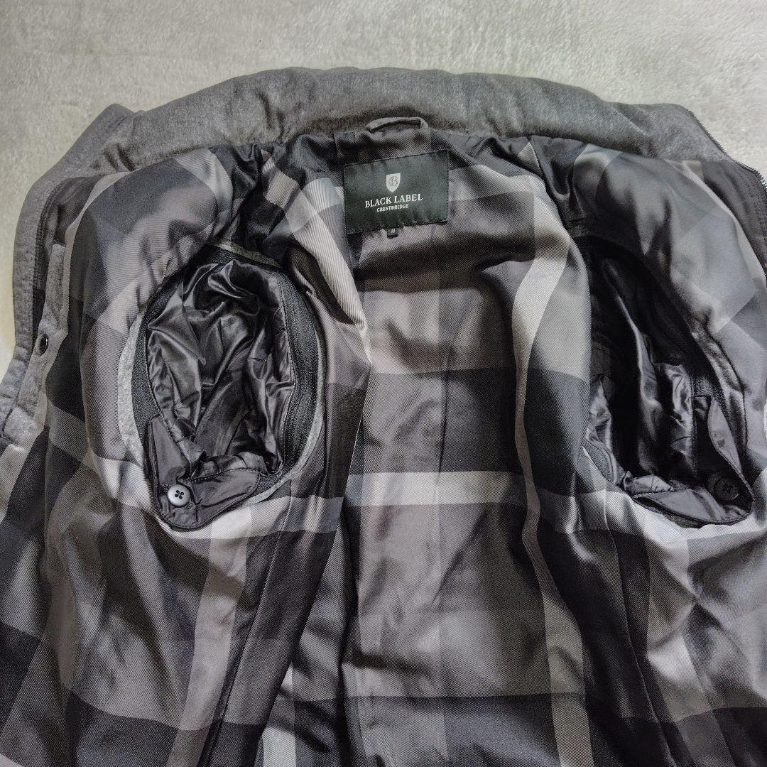 2way ブラックレーベルクレストブリッジ ダウン カノニコ ホワイト