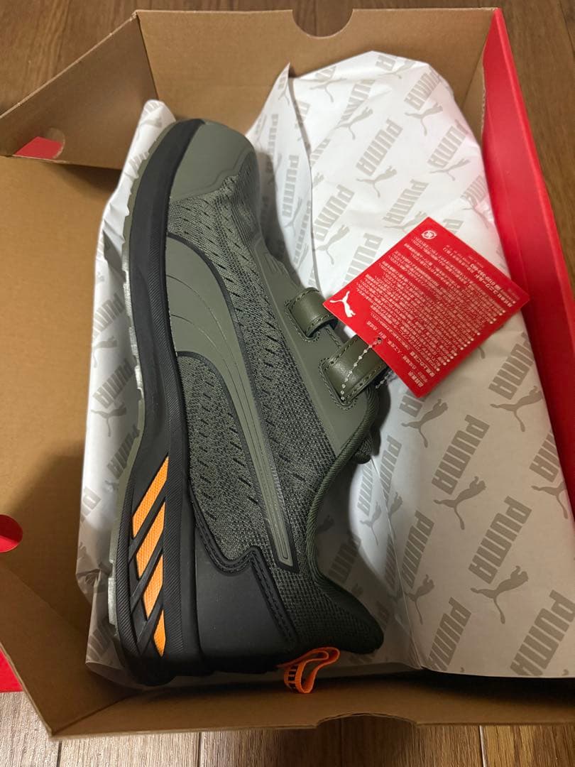 PUMA 安全靴 28.0cm グレー/オレンジ