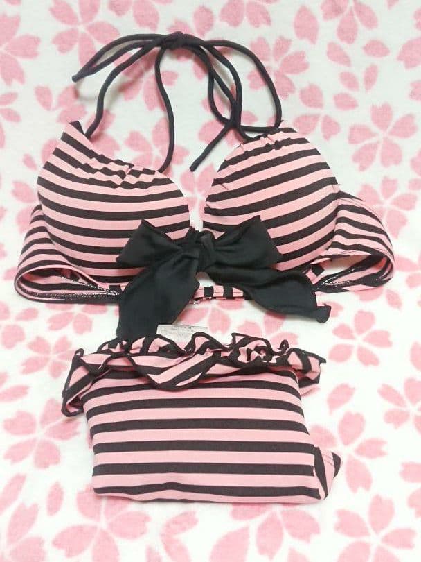 ビキニ３点セット⭐ gossip!ロサンゼルス 水着 「 6色展開 」 クロスラップ フレア