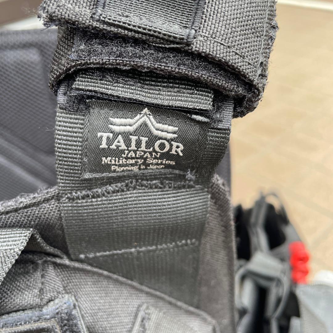 ホワイト 実物 TAILOR JAPANプレートキャリア ブラック