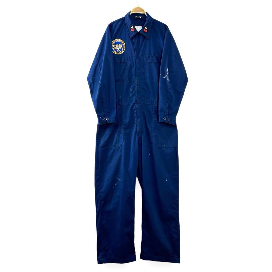 米軍 海軍 USNAVY ユーティリティカバーオール つなぎ ミリタリーS40
