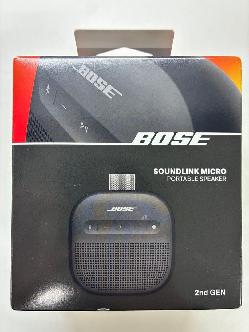 【未開封】【保証書付】BOSE SOUNLINK MICRO (2nd GEN) 極美品】Bose SoundLink Micro Portable Speaker (第2世代) ブラック