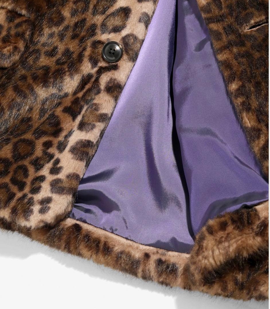 今だけ！21AW S.C.Car Coat-Faux Furレオパード