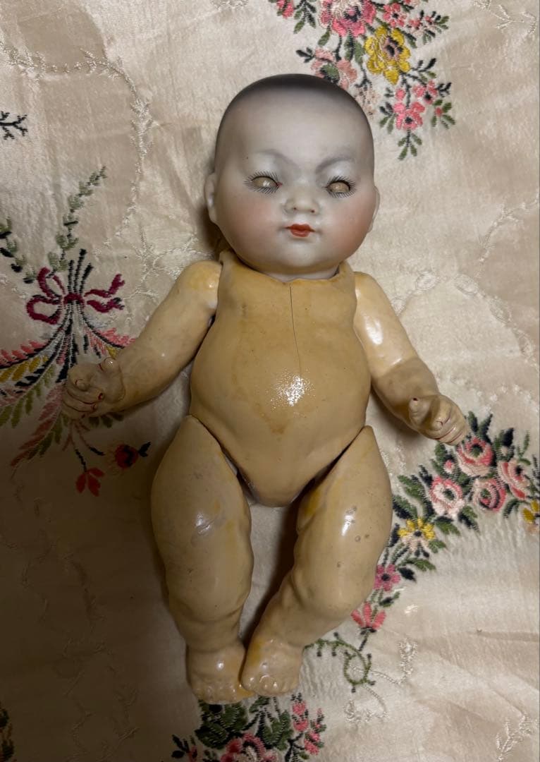 アンティークビスクドール アーモンドマルセル オリエンタルベビー