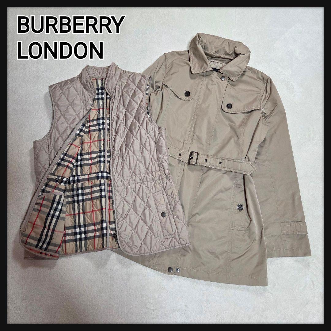 BURBERRY LONDON ステンカラーコート 3way ノバチェック BURBERRY（バーバリー） コート ステンカラーコート 裏ノバチェック