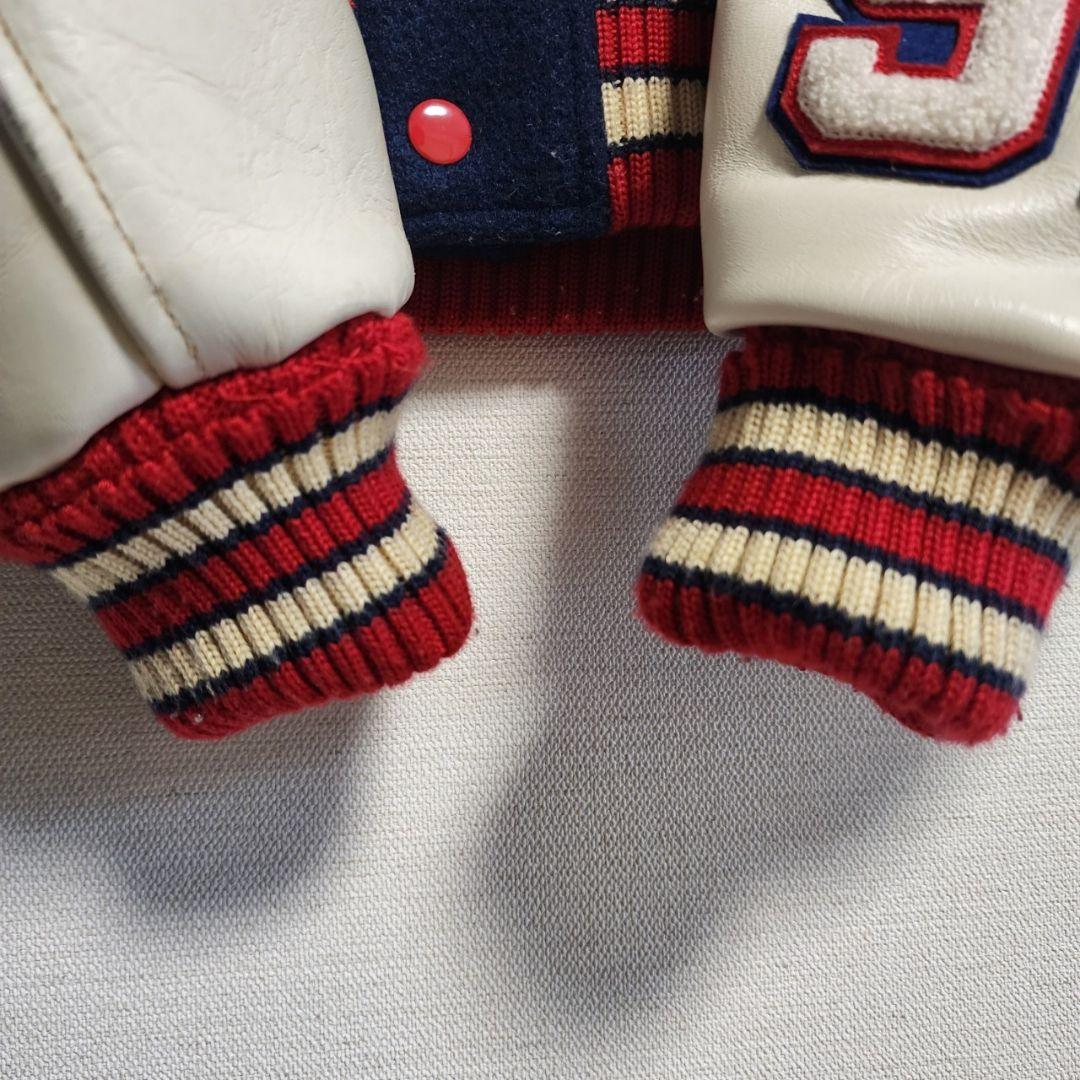 ホワイツビル フルデコ スタジャン 袖革 ショールカラー ワッペン 東洋