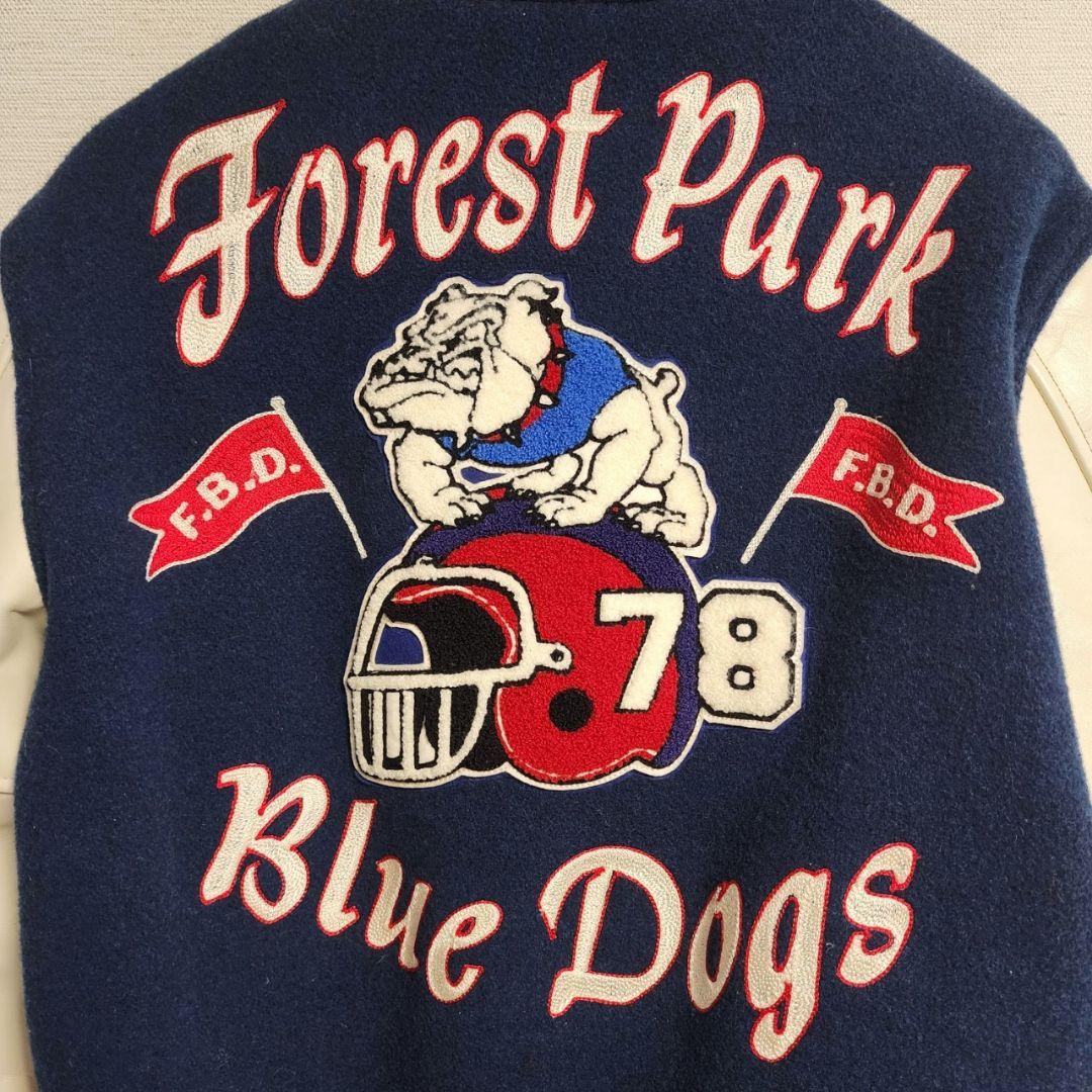 ホワイツビル フルデコ スタジャン 袖革 ショールカラー ワッペン 東洋