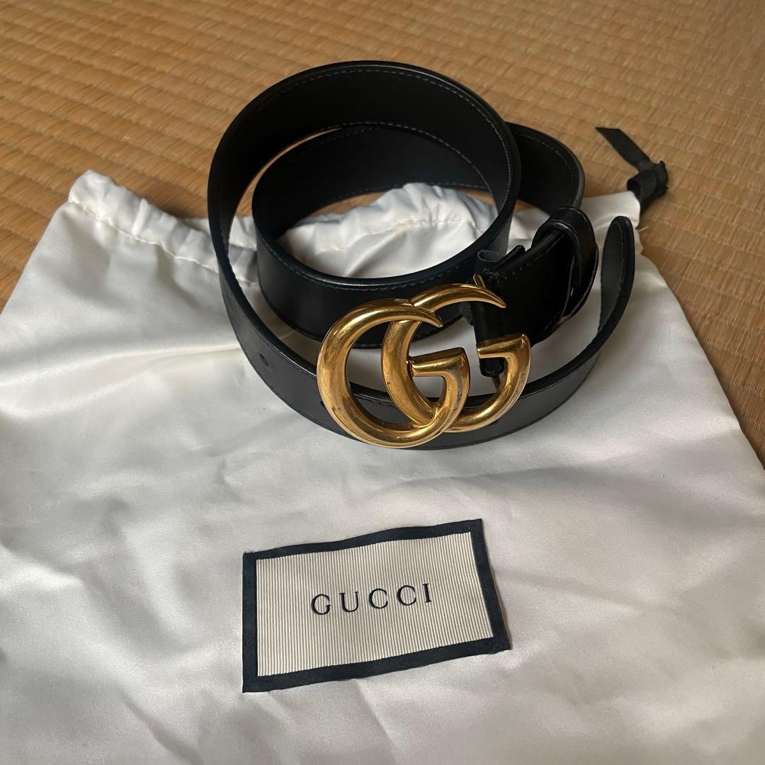 GUCCI レディース　ベルト 楽天市場】GUCCI グッチ レディースレザーベルト ホワイト ブラック