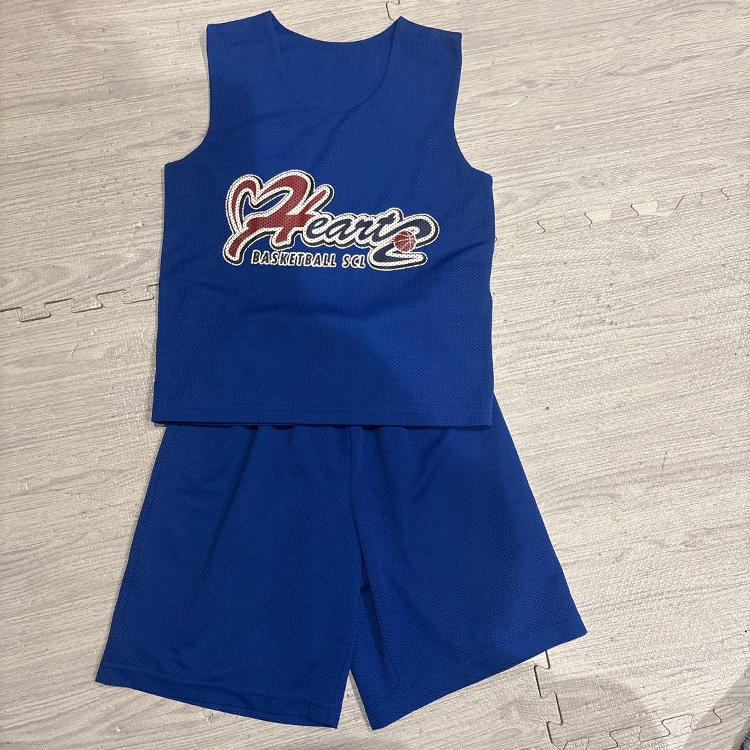 ハーツ　バスケットボールユニフォーム サイズ130 バスケットボール ハーツ ユニフォーム 130 上下の通販 by sachi7227's