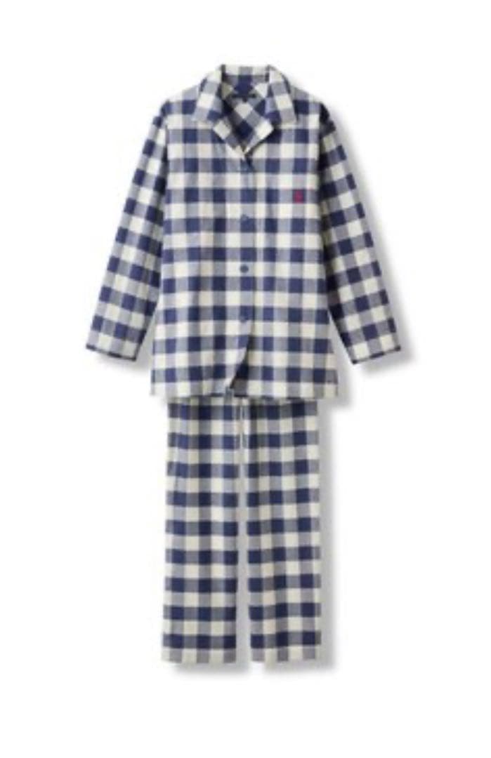 RALPH LAUREN  ストーンヒルギンガム テーラードパジャマＬ パジャマ ブライトンチェック オレンジ | ポロ ラルフ ローレン メンズ