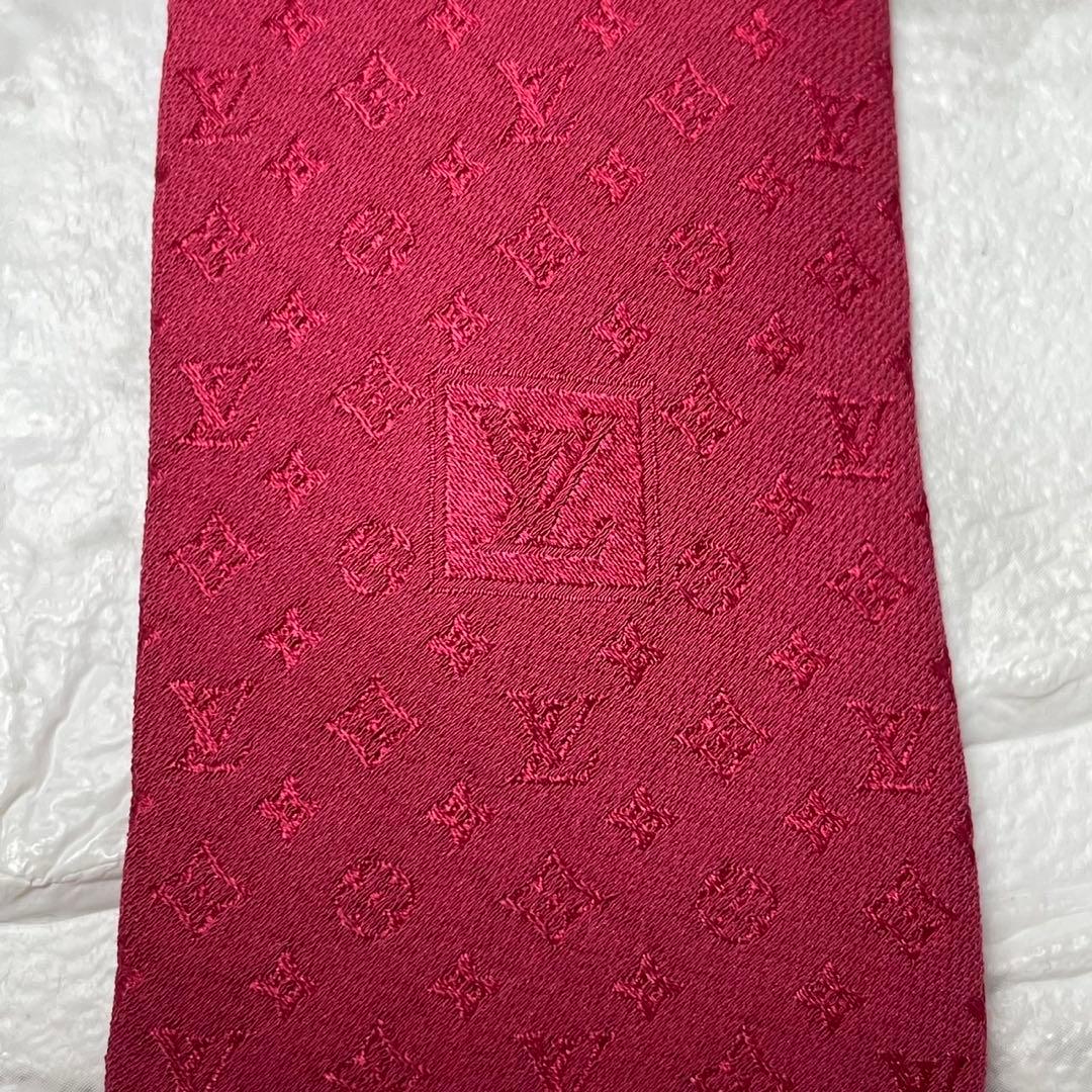 ルイヴィトン LOUIS VUITTON ネクタイ モノグラム ピンク | Shop at