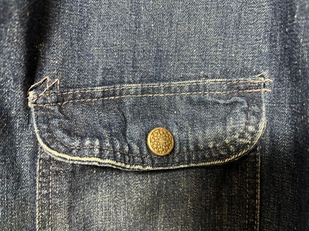 40's 大戦モデル デニムカバーオール 月桂樹 ヴィンテージ - メルカリ